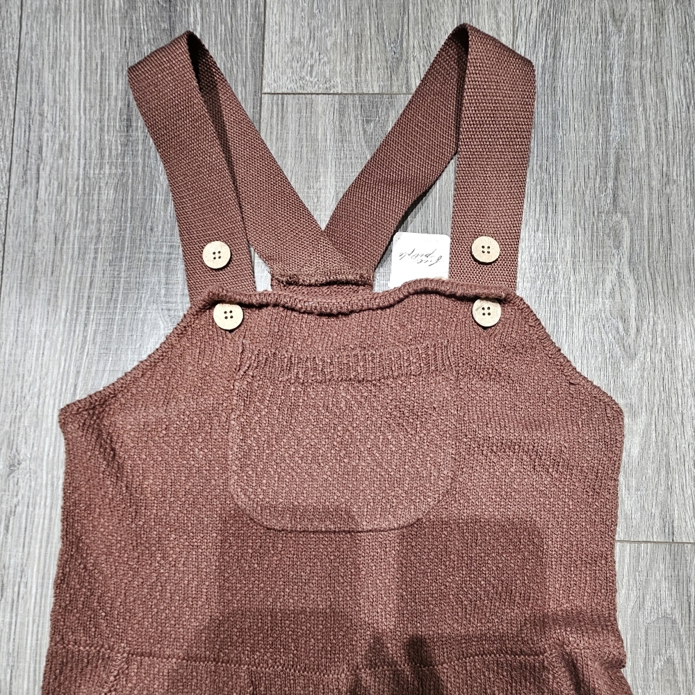 NWT Free People Over It Brown Beach Romper XS - Picture 7 of 9